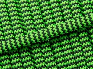 g - neon green  black shockwave paracord type iii